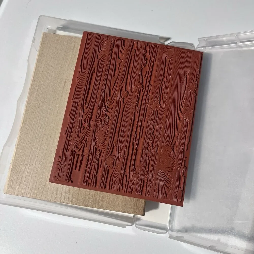 Stampin' Up! Hardwood Cling Rubber Stamp Background Textures 133035